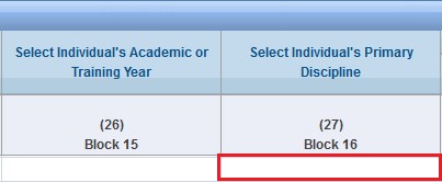 IND-GEN - Selecting Individual's Primary Discipline